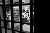 Soup Kitchen : St Luke's Lutheran Church : Hell's Kitchen : Food queues : Food lines : Hell's Kitchen : Streetlife, New York, Photo by Richard Moore